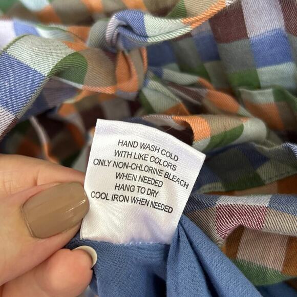 Modcloth Women's Looking Back Plaid Gingham Retro Pocket Dress Size Medium - Picture 8 of 9